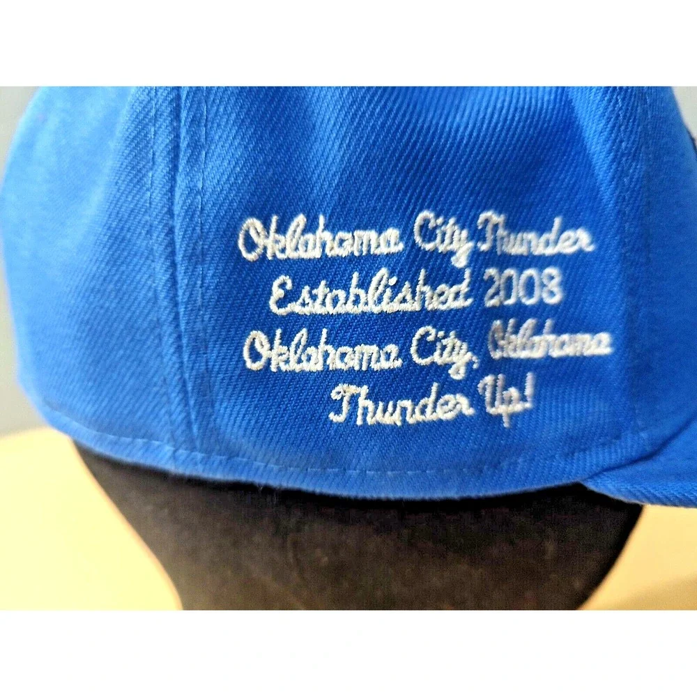 New Era‎ 5950 OKC Thunder Fitted Hat SCRIPT-Patch and Pin Special edition 7 1/4